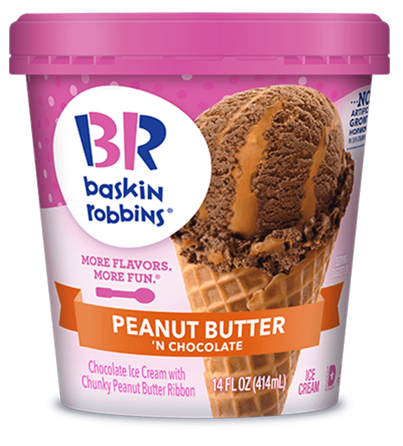 Peanut Butter 'N Chocolate ice cream
