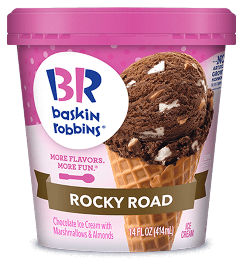 Rocky Road Baskin Robbins At Home